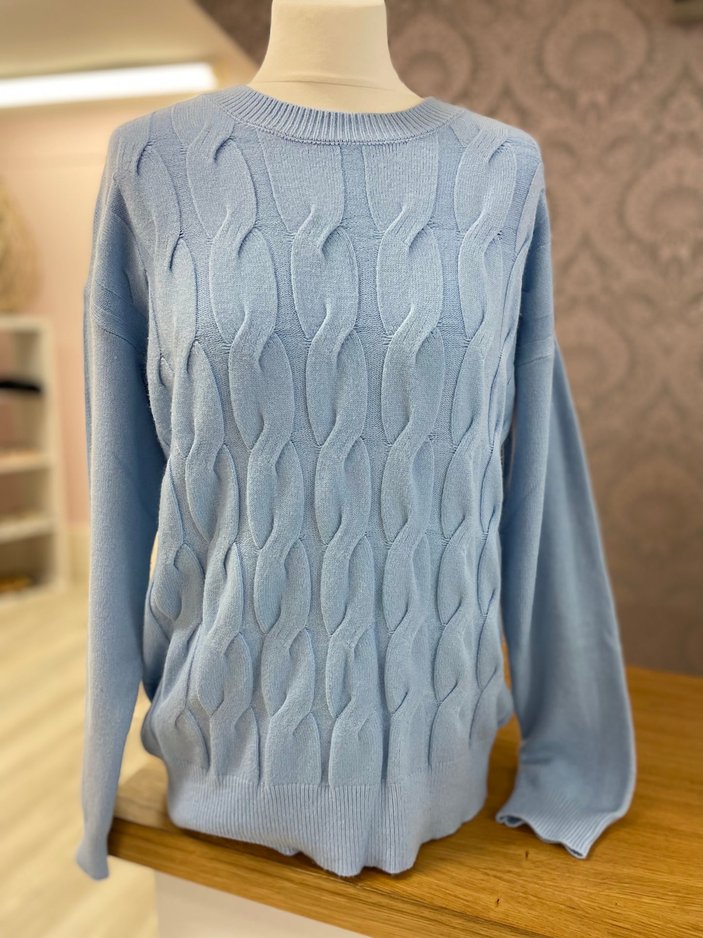 Marinello Baby Blue Knit Jumper