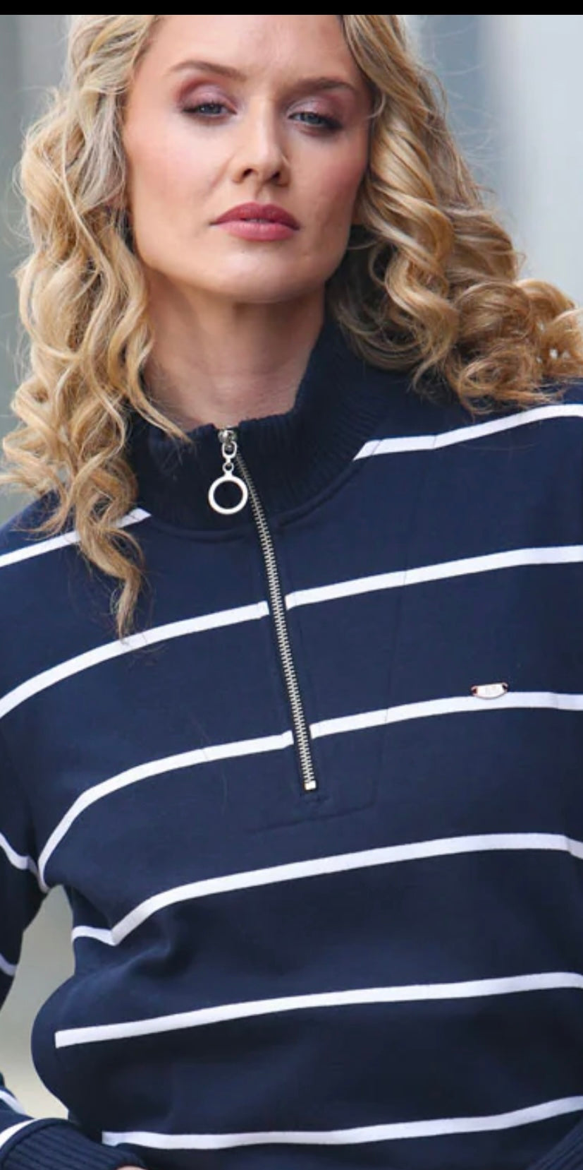 Molly 1/2 Zip Navy