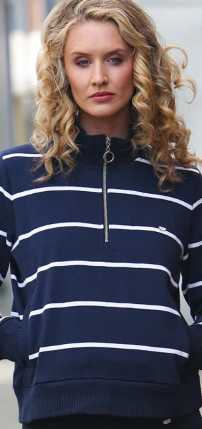 Molly 1/2 Zip Navy