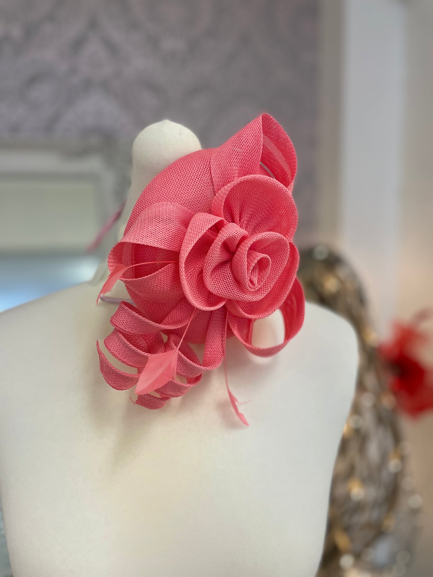 Baby Pink Small Headpiece