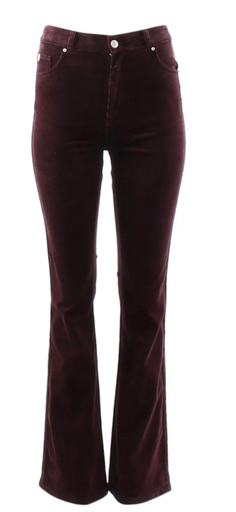 Edelle Bootcut Cord in Plum