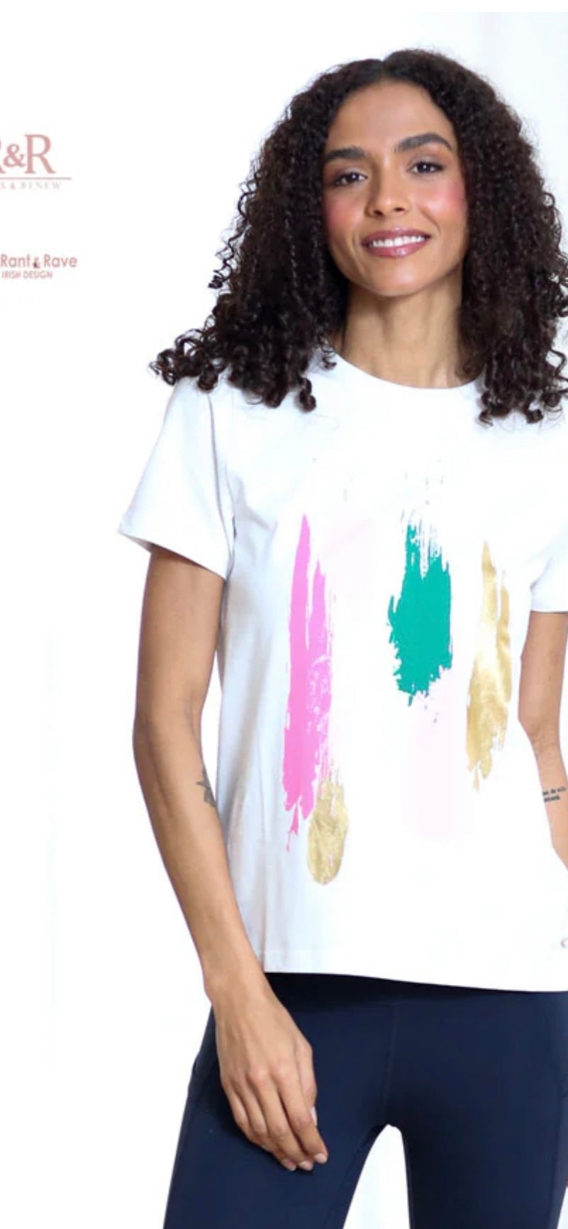 Relax & Renew Delaney Tee White