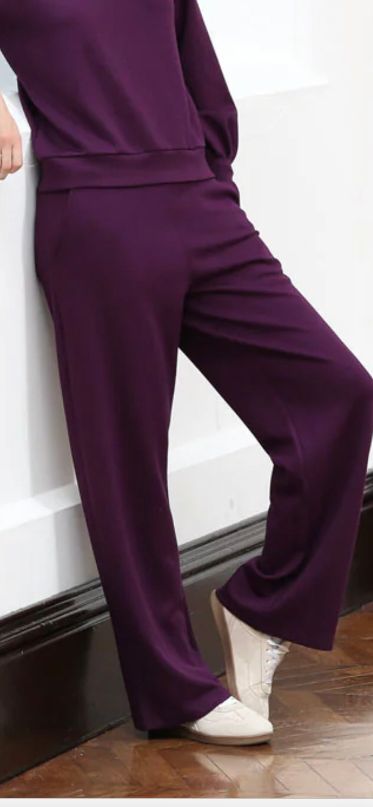 Juno Relax & Renew Joggers Plum
