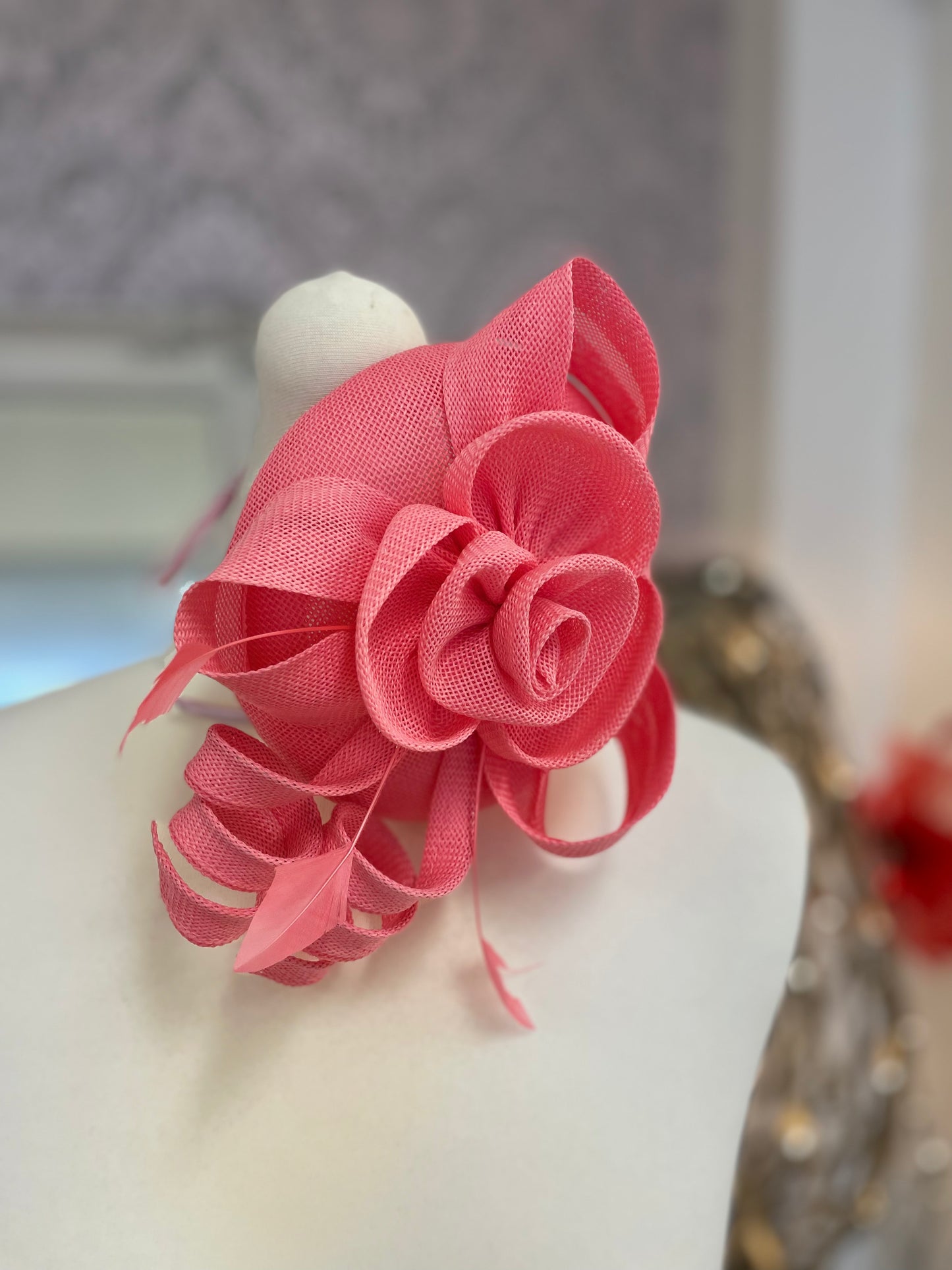 Baby Pink Small Headpiece