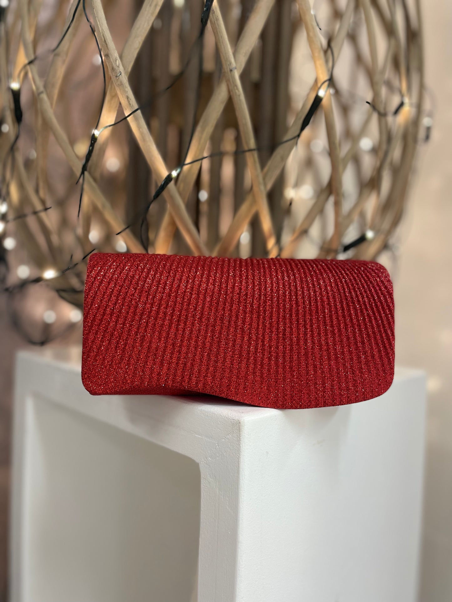 Red Clutch Bag