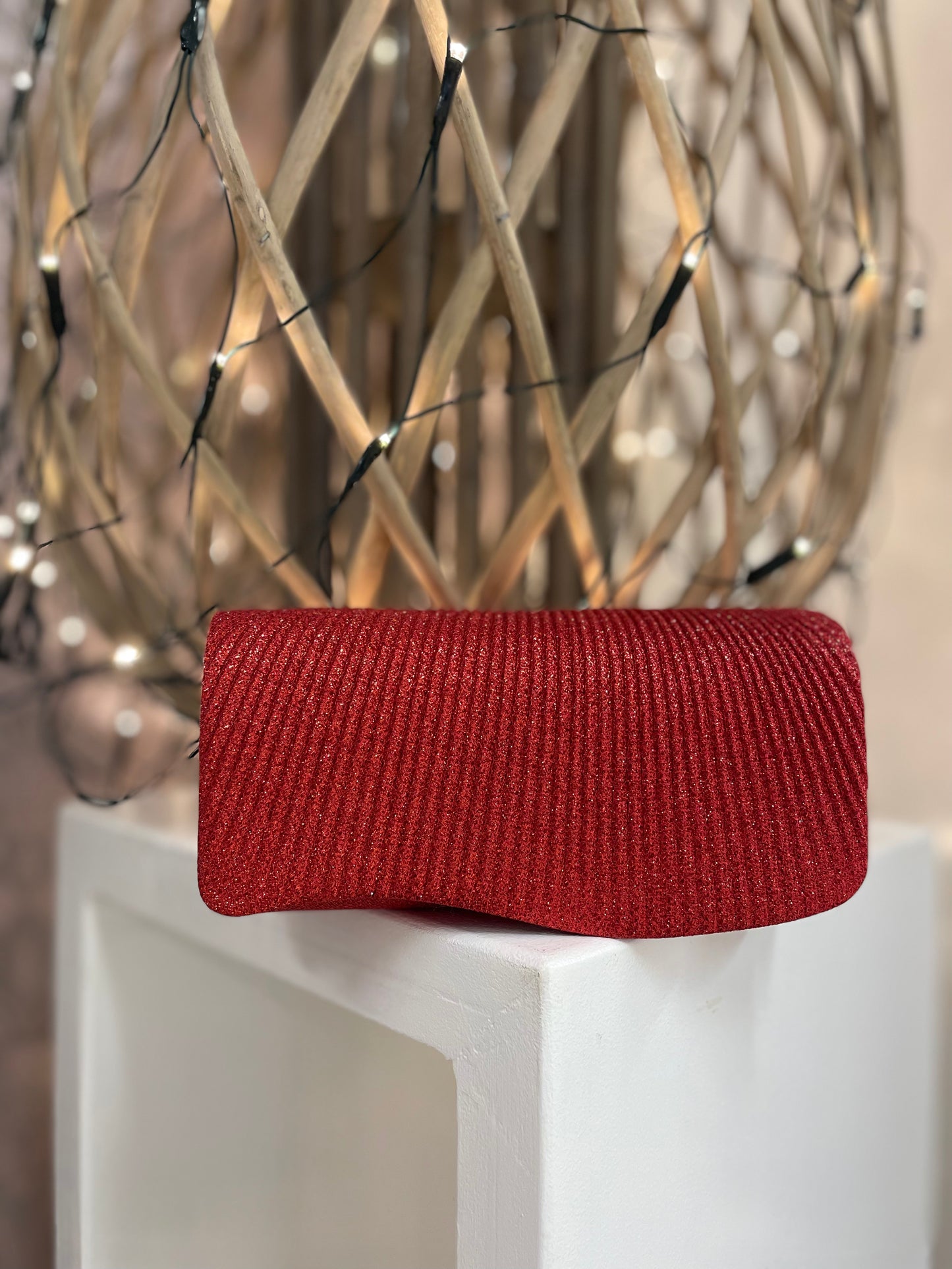 Red Clutch Bag