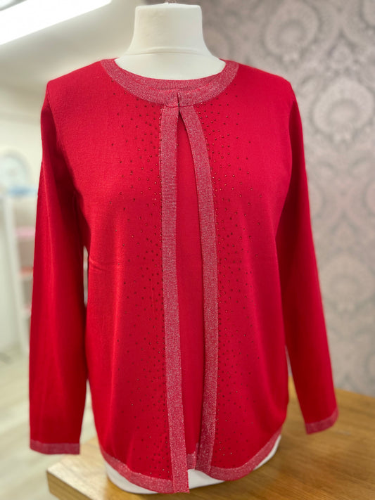 Lily & Ruby Red 2 in 1 Top