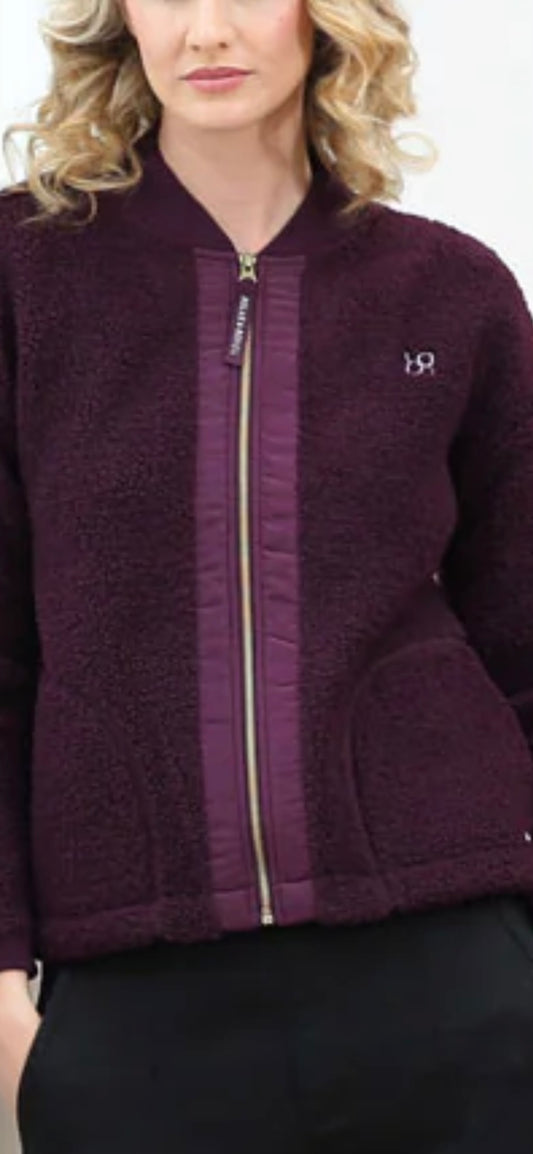 Heidi Borg Bomber Jacket Plum