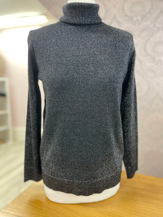 Lily & Ruby Glitter Polo Neck