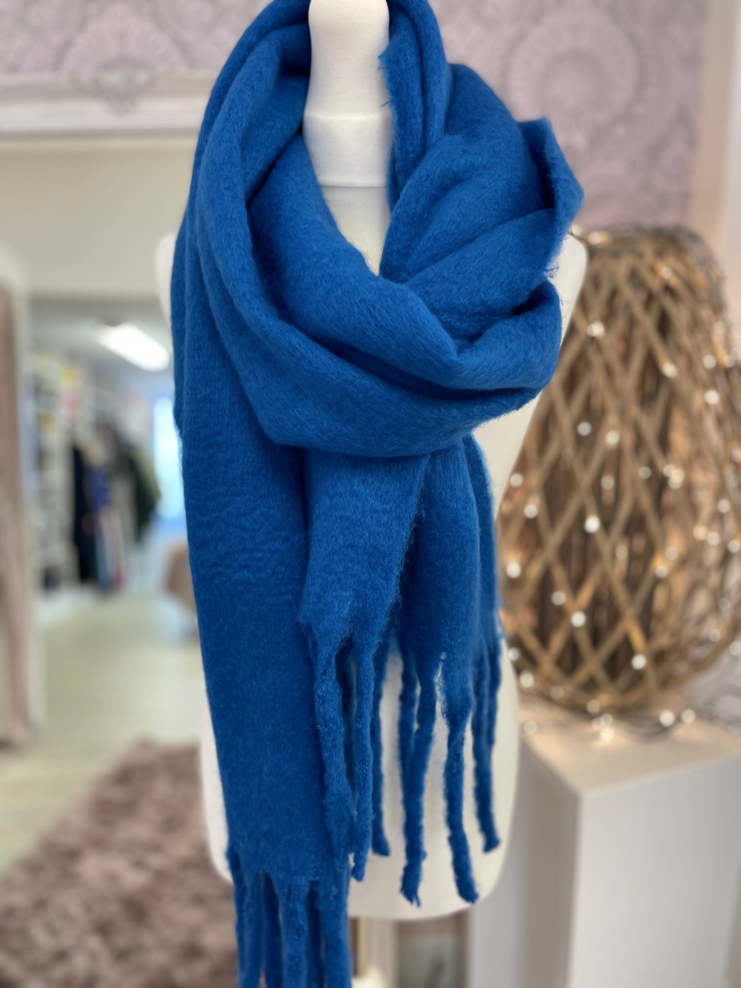Large Royal Blue Scarf