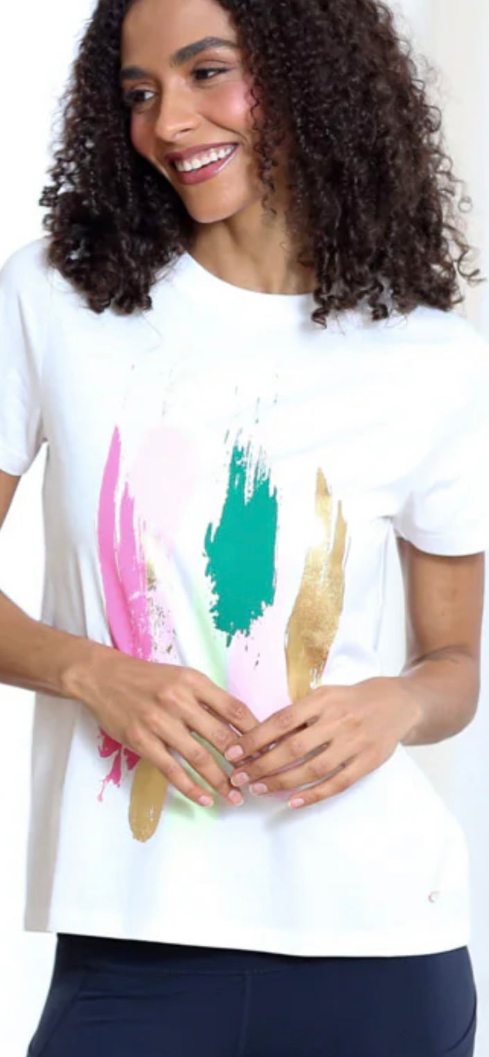 Relax & Renew Delaney Tee White