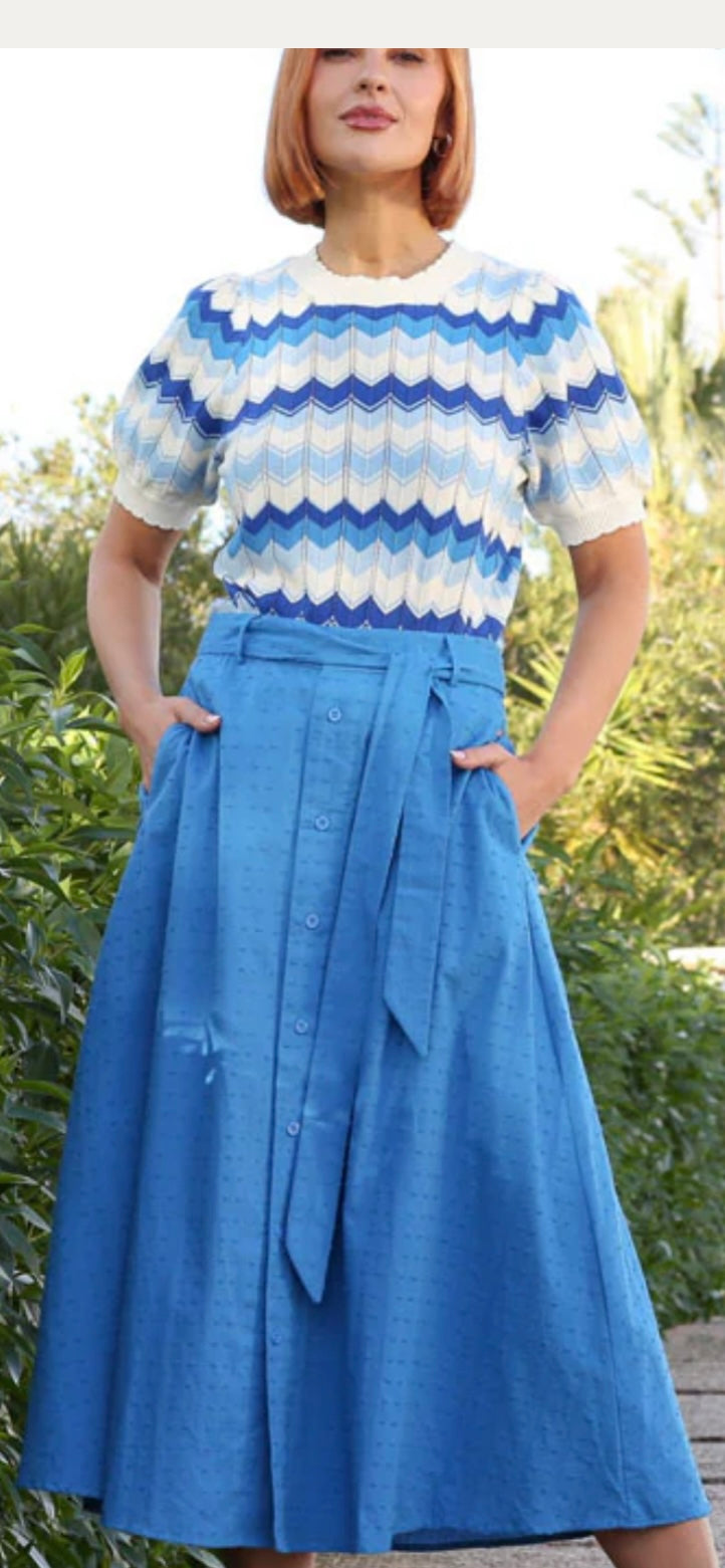 Rant & Rave Mavis Short Sleeve Jumper