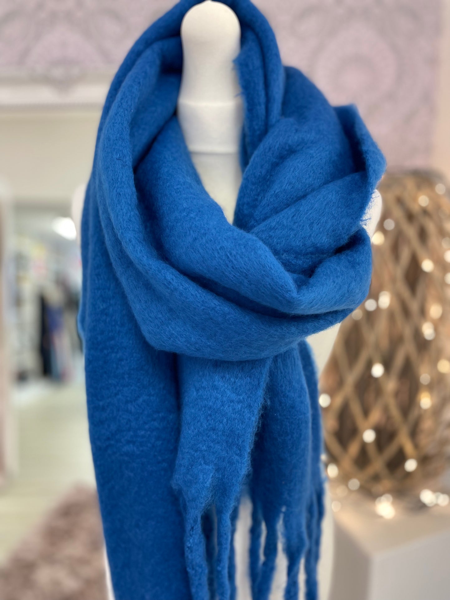 Large Royal Blue Scarf