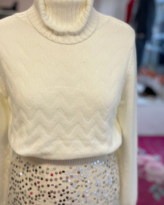 Lily & Ruby Cable Knit Polo
