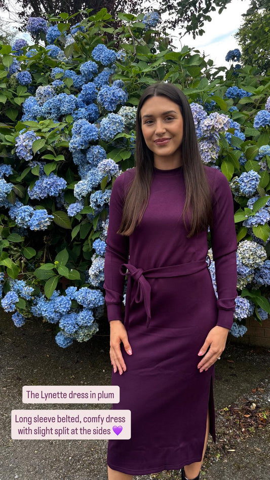 Lynette Dress Plum