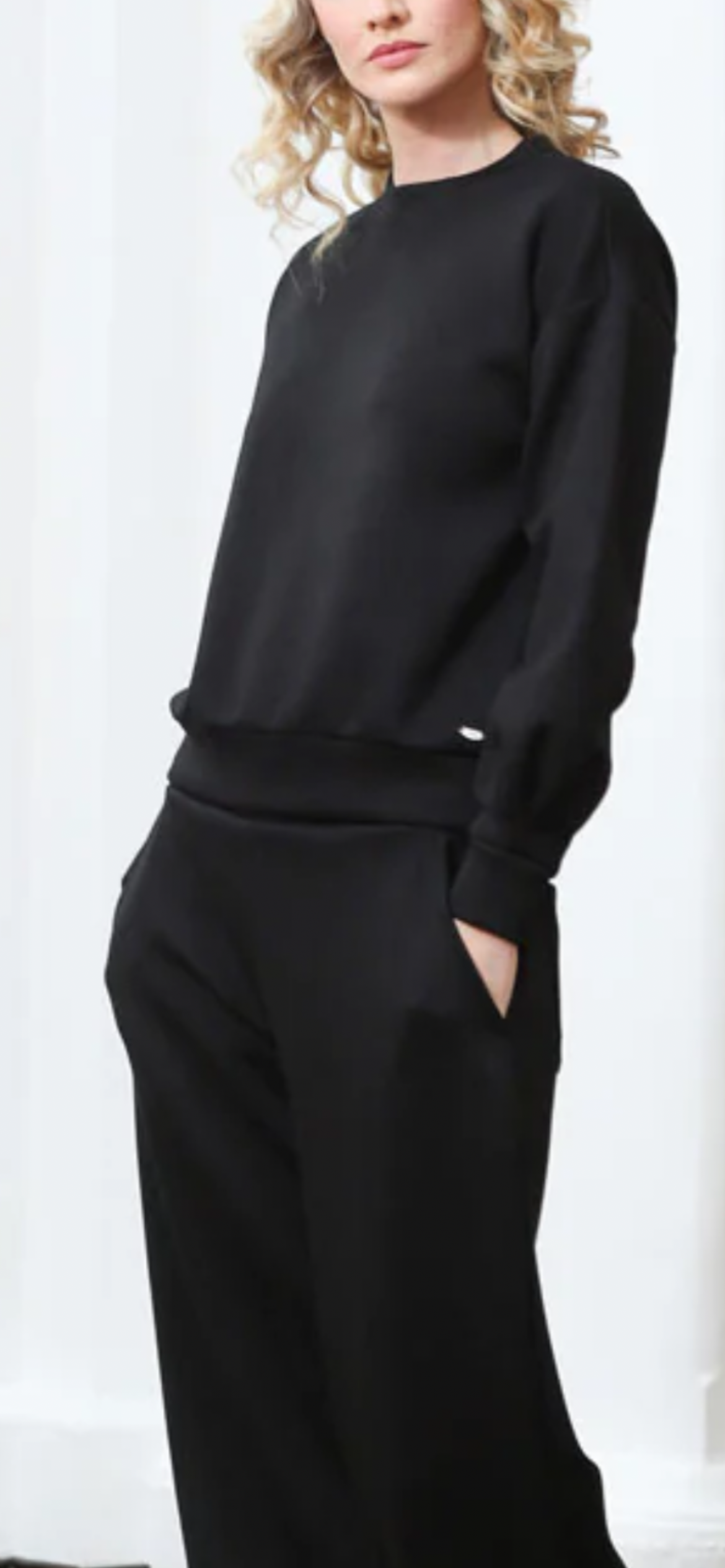 Relax and Renew Penny Sweater in Black