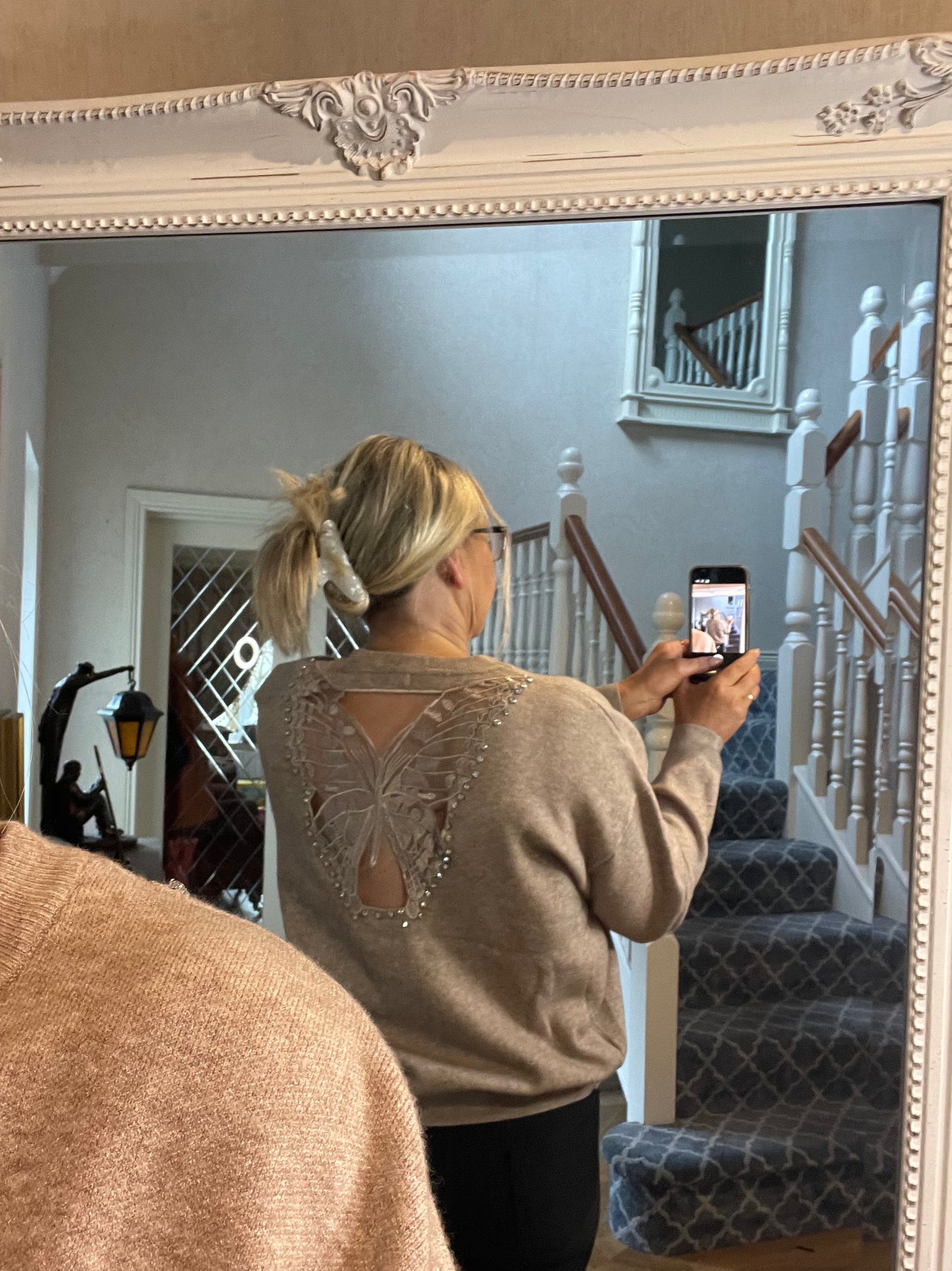 Tan soft knit jumper